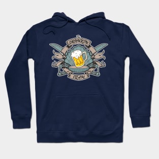 The Drunken Clam logo Hoodie